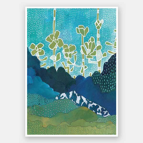 Sea of Succulents I Unframed Art Print