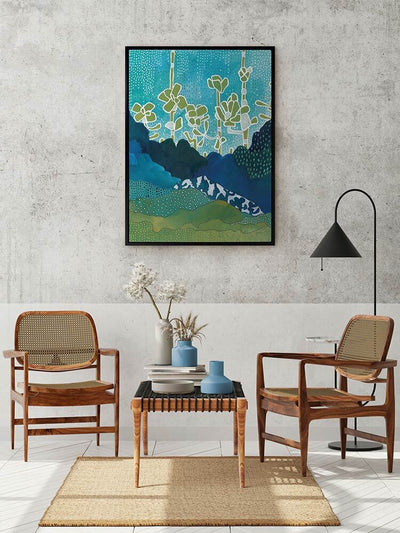 Sea of Succulents I Canvas Art Print | Lifestyle