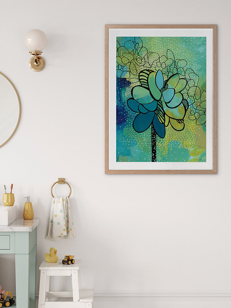 Sea of Succulents II Framed Art Print | Lifestyle
