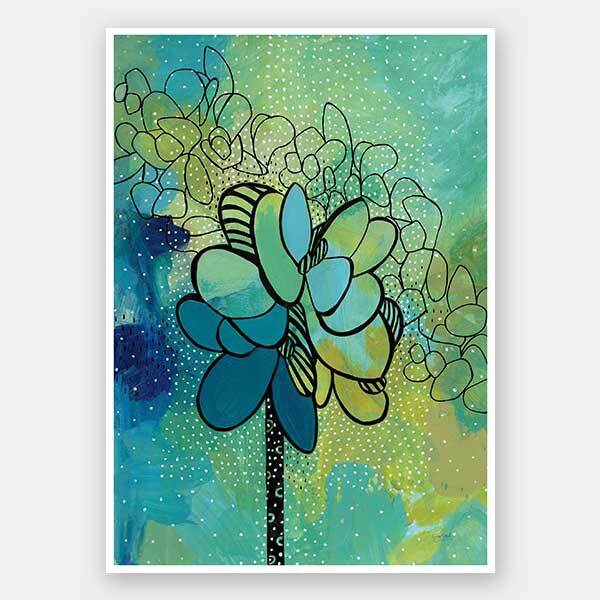 Sea of Succulents II Unframed Art Print