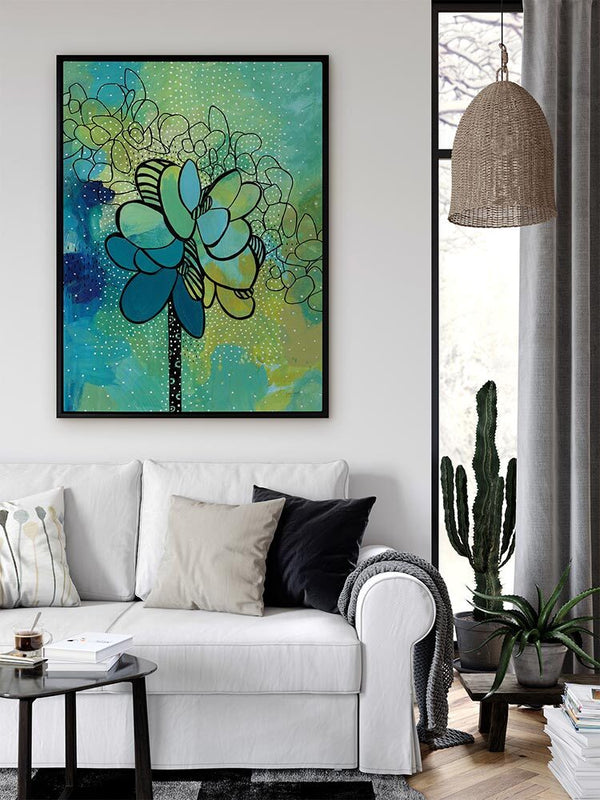 Sea of Succulents II Canvas Art Print | Lifestyle