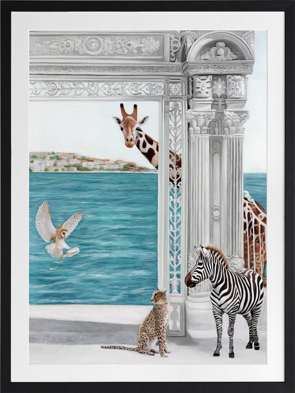The Message Framed Art Print