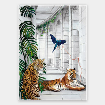 Big Cat Club Unframed Art Print