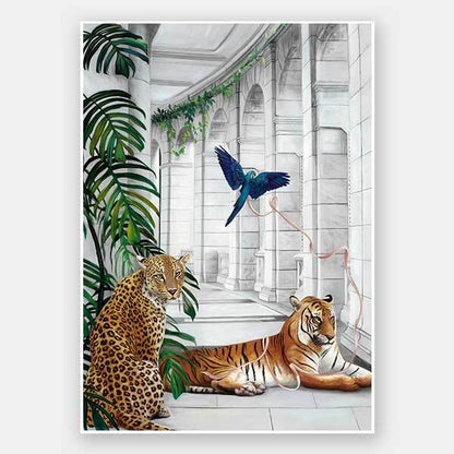 Big Cat Club Unframed Art Print