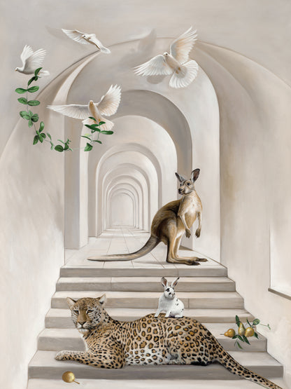 Menagerie Canvas Art Print