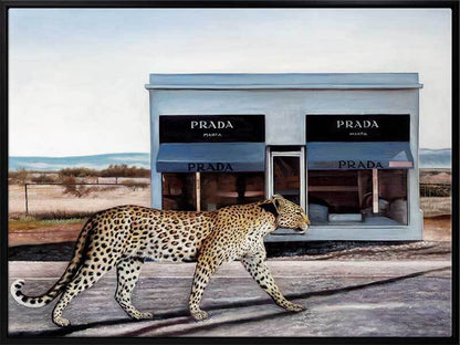 Catwalk Canvas Art Print