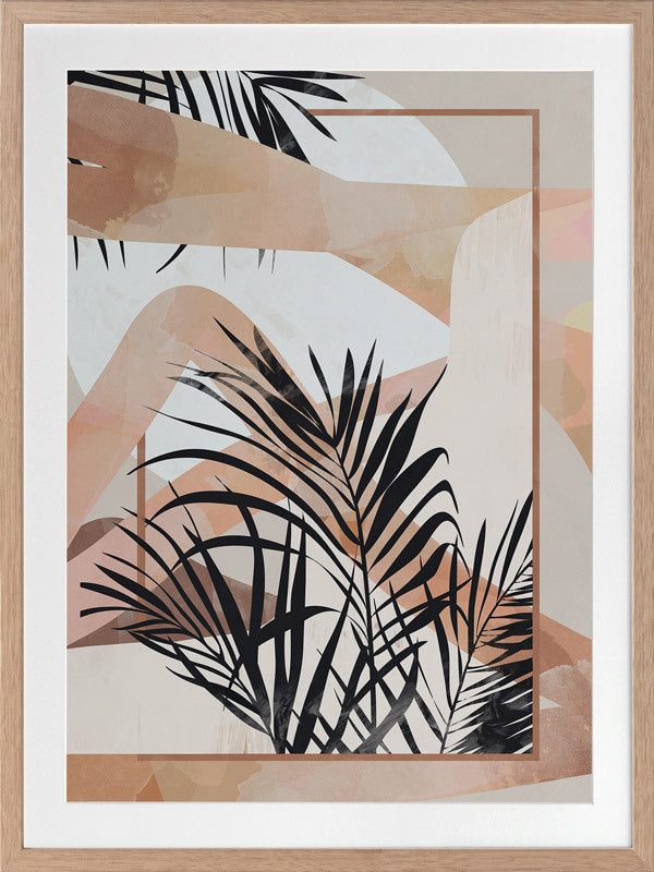 Palm Breeze I Framed Art Print