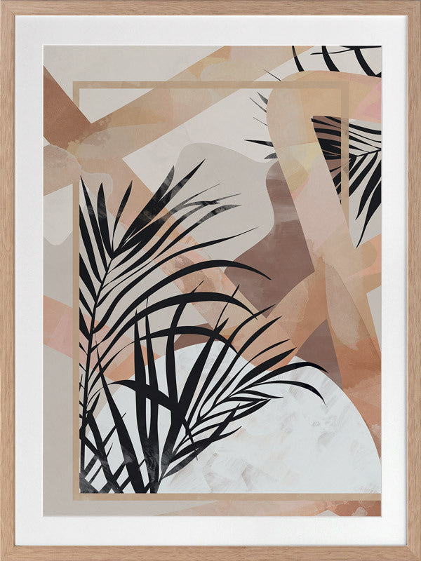 Palm Breeze II Framed Art Print