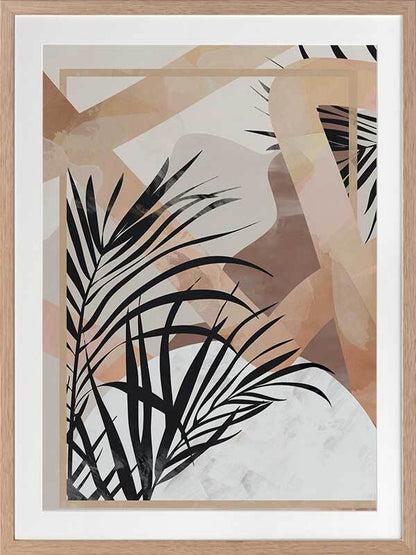 Palm Breeze II Framed Art Print