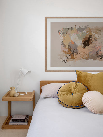 Dust Cloud Framed Art Print | Lifestyle