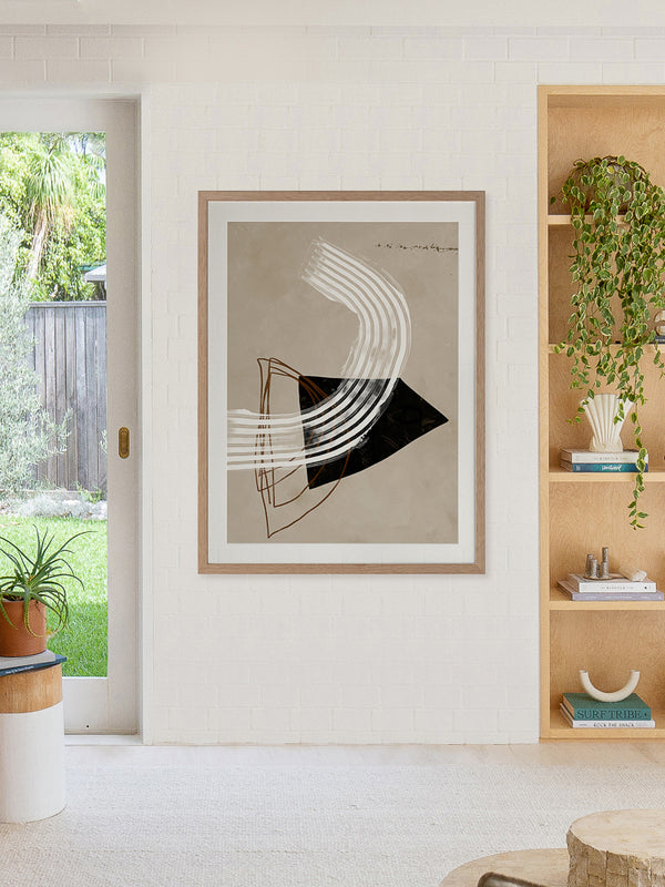 Act Natural II Framed Art Print | Lifestyle