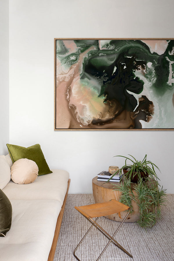 Molten Rock II Canvas Art Print | Lifestyle