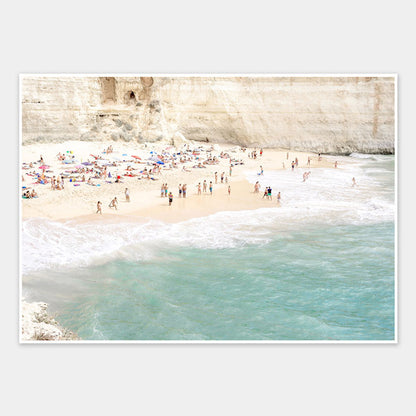 White Cliff Beach Unframed Art Print