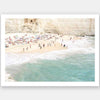 White Cliff Beach Unframed Art Print
