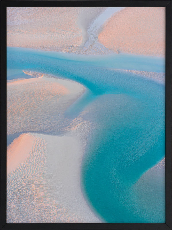 Tahitian Blue Framed Art Print