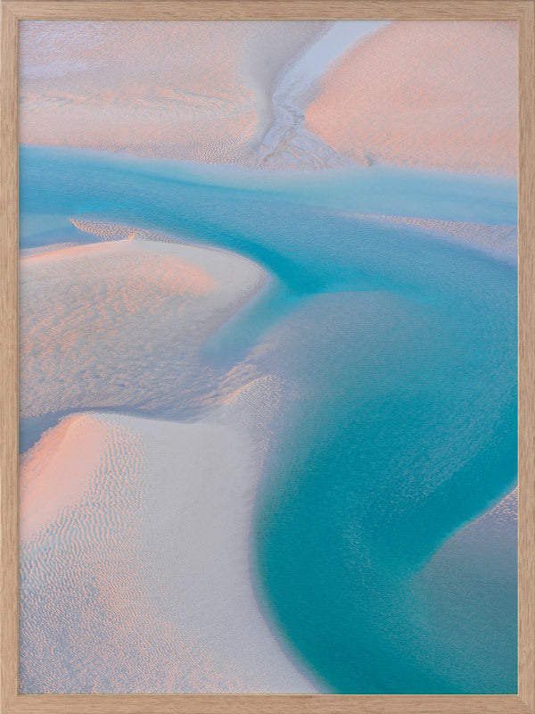 Tahitian Blue Framed Art Print