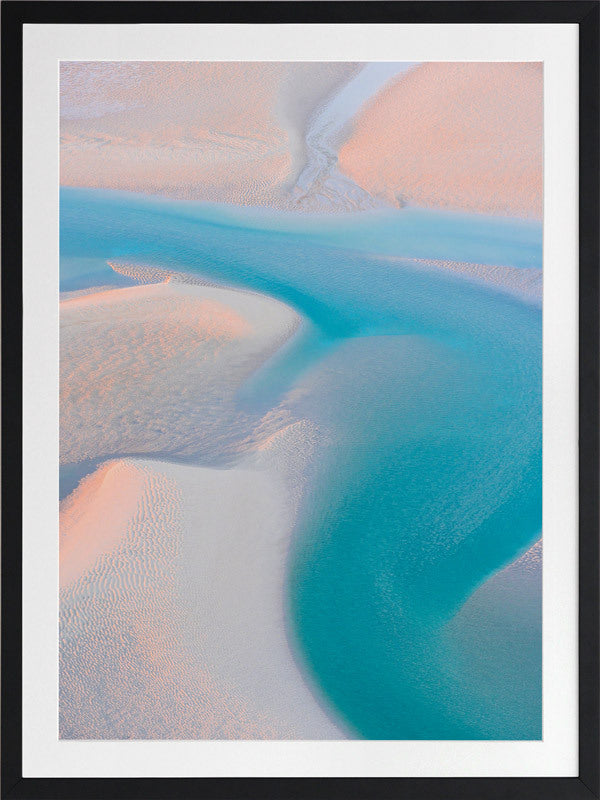 Tahitian Blue Framed Art Print