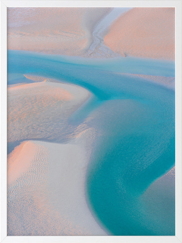 Tahitian Blue Framed Art Print