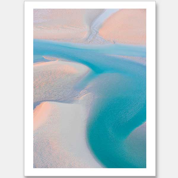 Tahitian Blue Unframed Art Print