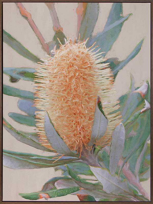 Golden Banksia Canvas Art Print