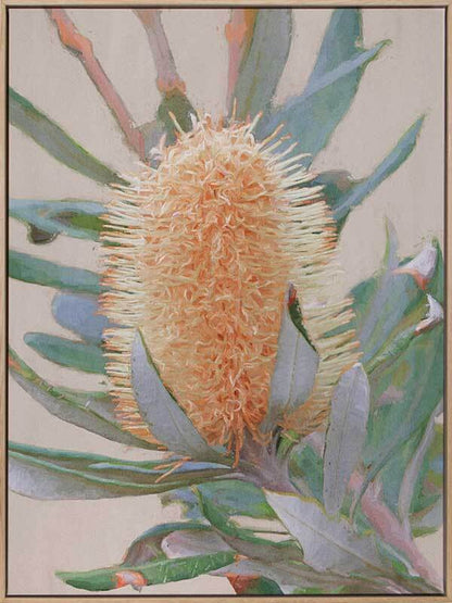 Golden Banksia Canvas Art Print