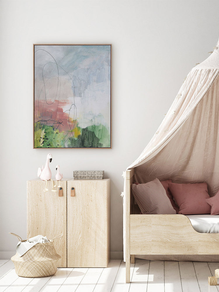 Cotton Candy II Canvas Art Print | Lifestyle