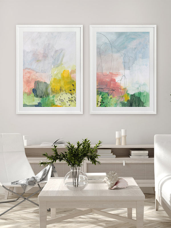 Cotton Candy II Framed Art Print | Lifestyle