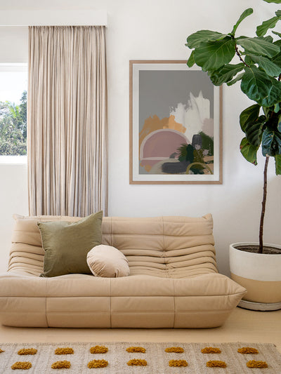 Half Moon Framed Art Print | Lifestyle