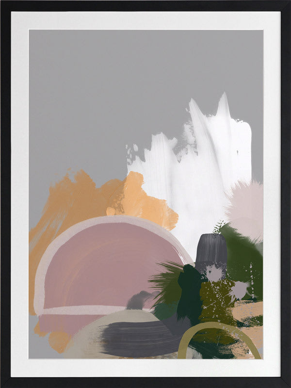 Half Moon Framed Art Print