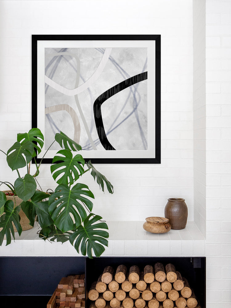 Caldera Framed Art Print | Lifestyle