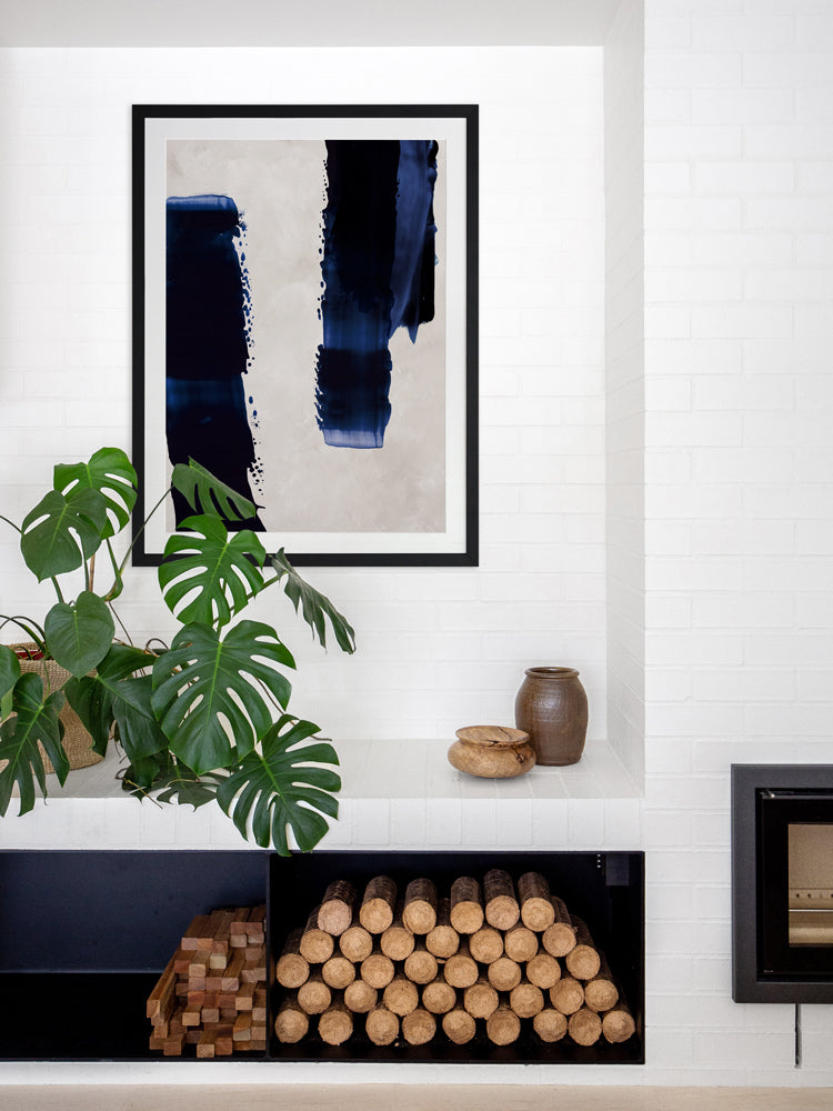 Broad Strokes I Framed Art Print | Lifestyle