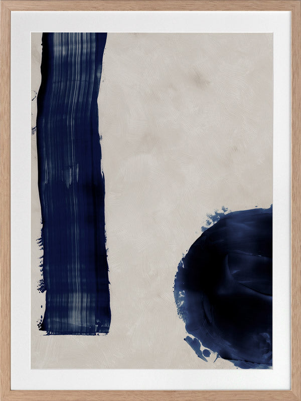 Broad Strokes II Framed Art Print