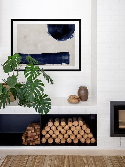 Broad Strokes II Framed Art Print | Lifestyle