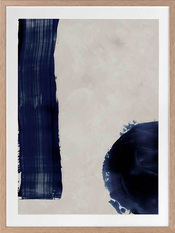 Broad Strokes II Framed Art Print