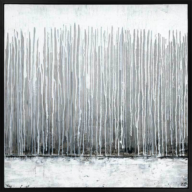 Silver Fog Canvas Art Print