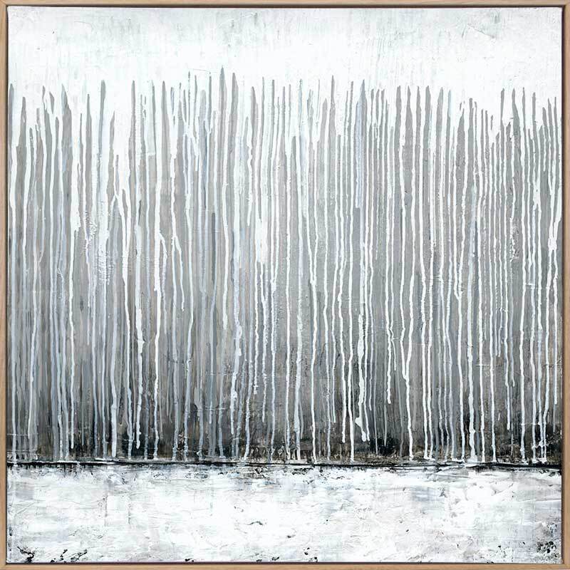 Silver Fog Canvas Art Print