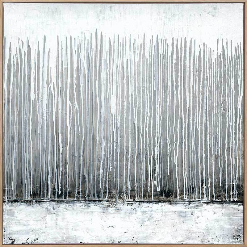 Silver Fog Canvas Art Print