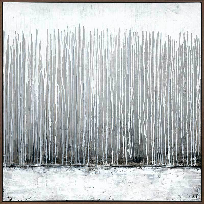 Silver Fog Canvas Art Print