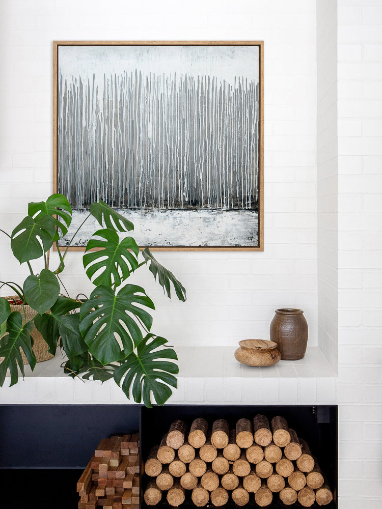 Silver Fog Canvas Art Print | Lifestyle