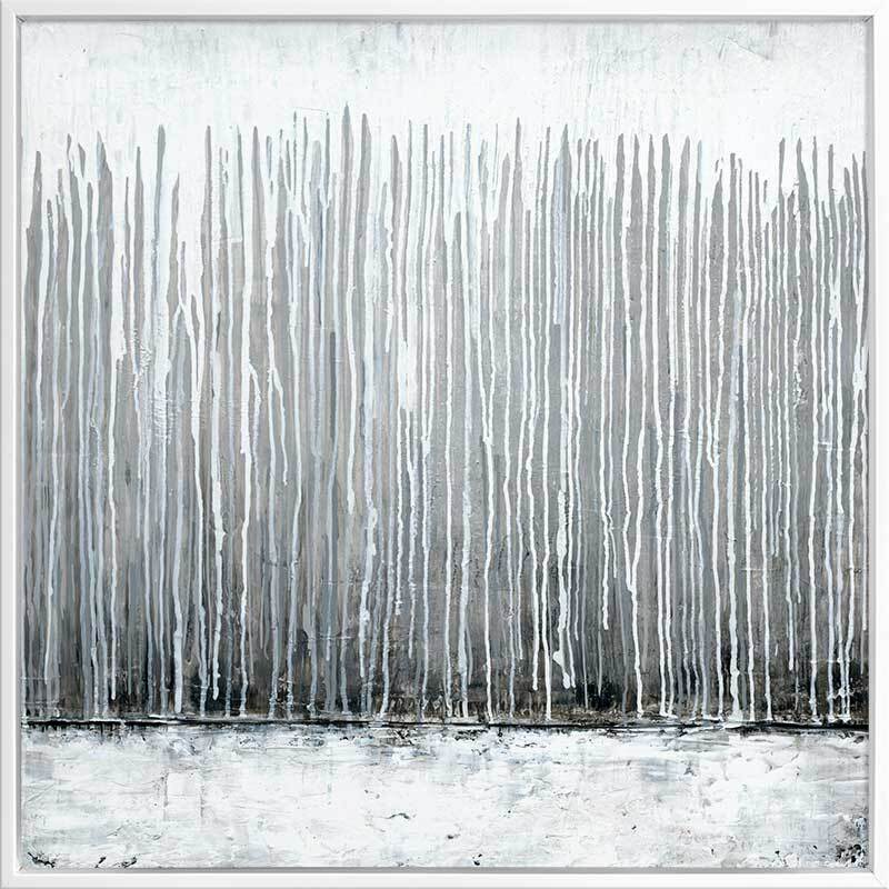 Silver Fog Canvas Art Print