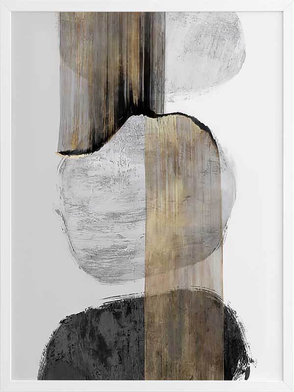 Pebble II Framed Art Print