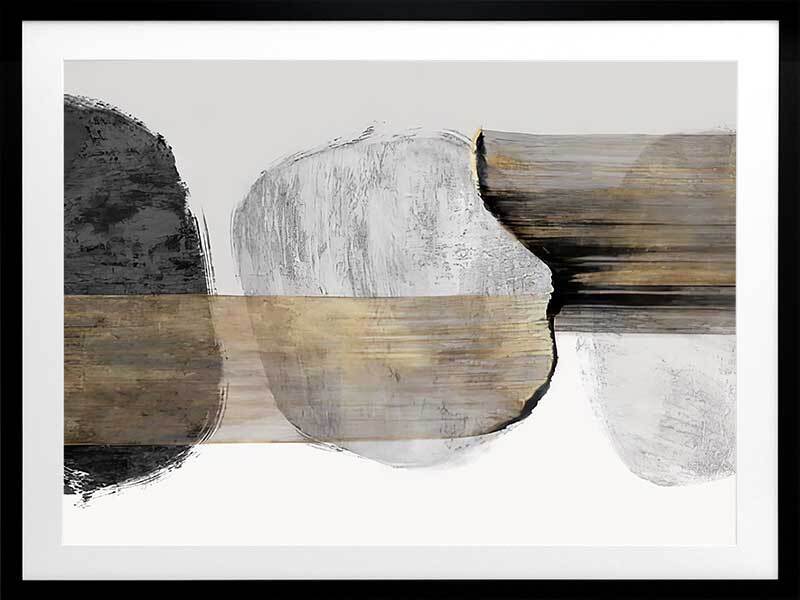 Pebble II Framed Art Print