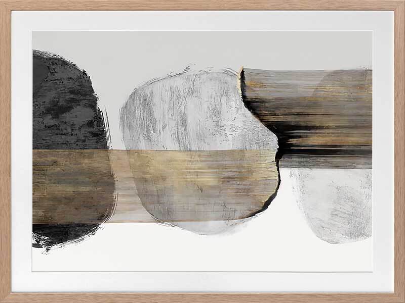 Pebble II Framed Art Print