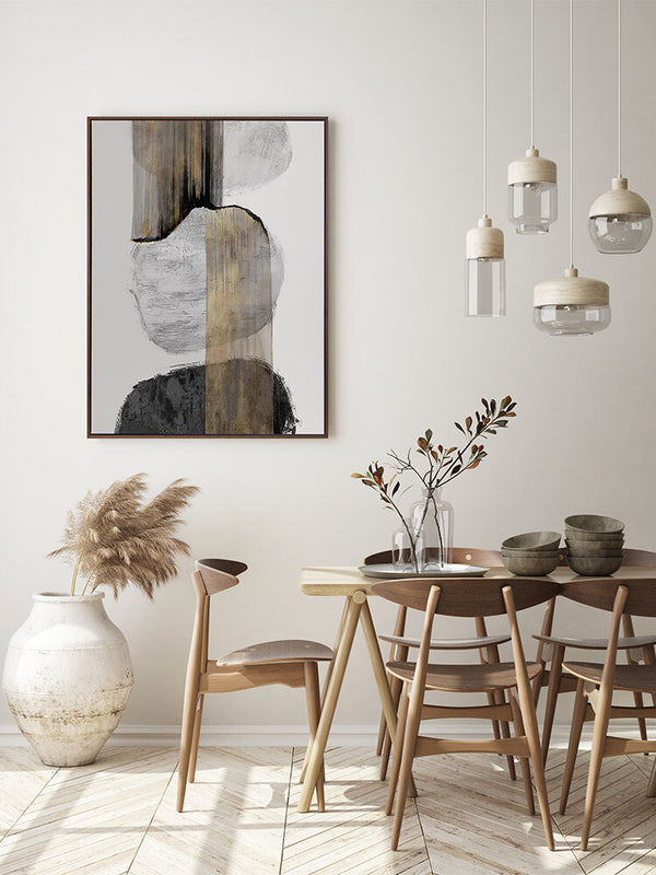 Pebble II Canvas Art Print | Lifestyle