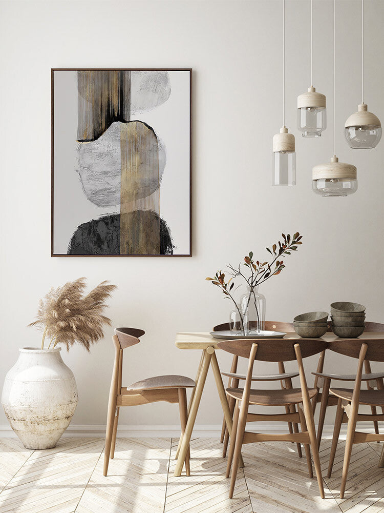 Pebble II Canvas Art Print | Lifestyle