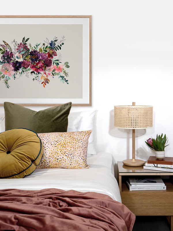 Decoupage II Framed Art Print | Lifestyle