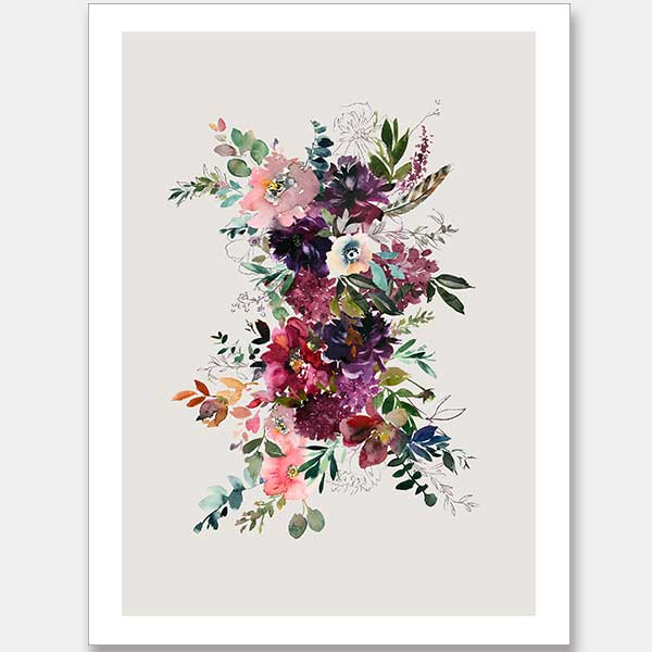 Decoupage II Unframed Art Print