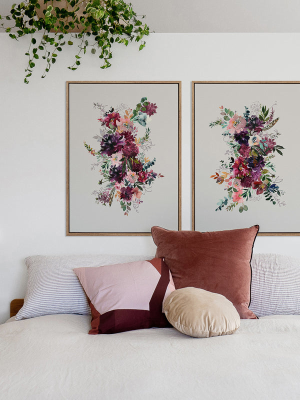 Decoupage II Canvas Art Print | Lifestyle