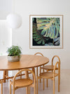 Midnight Monstera II Framed Art Print | Lifestyle