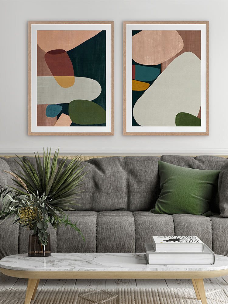 Stacking Stones I Framed Art Print | Lifestyle